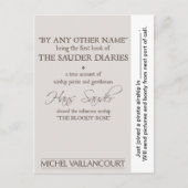 briefkaart "Net aangemeld" (Voorkant)