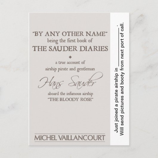 briefkaart "Net aangemeld" (Voorkant)