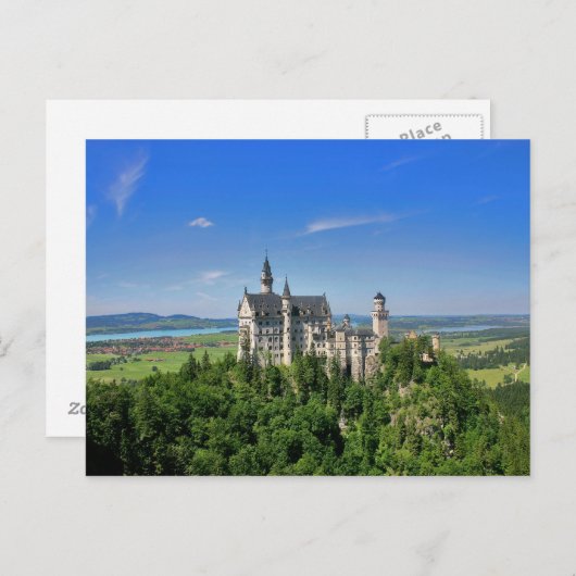 Briefkaart Neuschwanstein Castle (Voorkant / Achterkant)