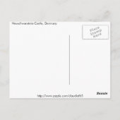 Briefkaart Neuschwanstein Castle (Achterkant)