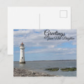 briefkaart "New Brighton Coast" (Voorkant / Achterkant)