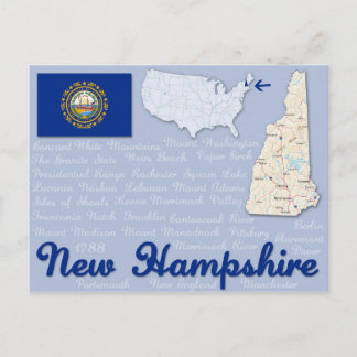 Briefkaart "New Hampshire"