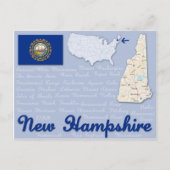 Briefkaart "New Hampshire" (Voorkant)
