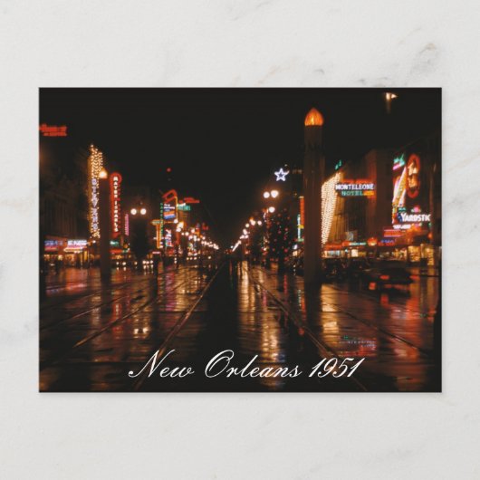 Briefkaart New Orleans 1951 (Voorkant)