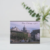 Briefkaart New Orleans 1951 (Staand voorkant)