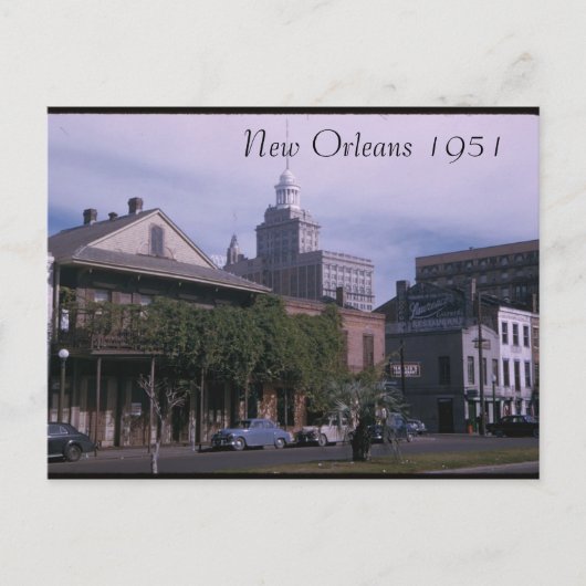 Briefkaart New Orleans 1951 (Voorkant)