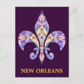 Briefkaart New Orleans fleur-DE-Lis (Voorkant)