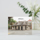 Briefkaart New Orleans Louisiana Lafitte's Bar (Staand voorkant)