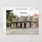 Briefkaart New Orleans Louisiana Lafitte's Bar (Voorkant / Achterkant)