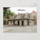 Briefkaart New Orleans Louisiana Lafitte's Bar (Voorkant)