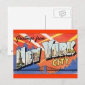  Briefkaart New York (Voorkant / Achterkant)