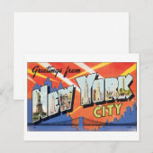 Briefkaart New York (Voorkant / Achterkant)