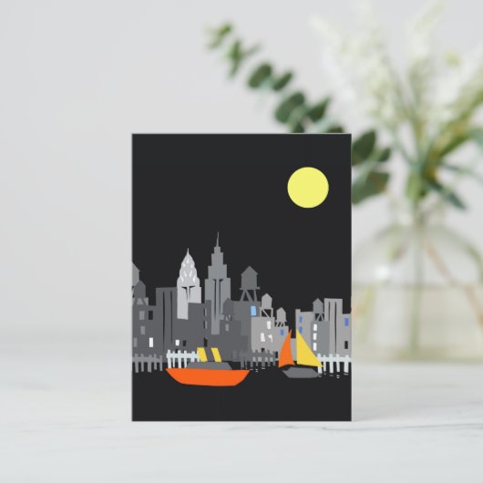 briefkaart New York City design tom (Staand voorkant)