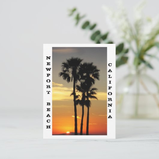 Briefkaart Newport Beach (Staand voorkant)