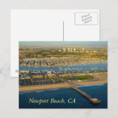 Briefkaart Newport Beach California (Voorkant / Achterkant)