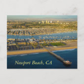 Briefkaart Newport Beach California (Voorkant)