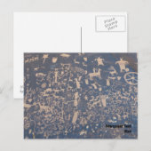 Briefkaart Newspaper Rock (Voorkant / Achterkant)