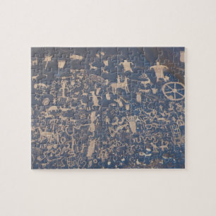 Briefkaart Newspaper Rock Legpuzzel