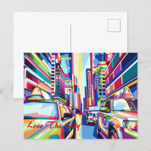 Briefkaart Newyork PopArts