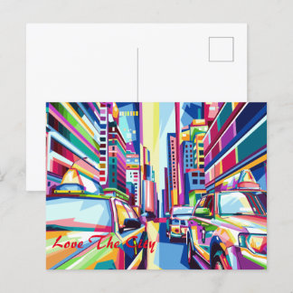 Briefkaart Newyork PopArts
