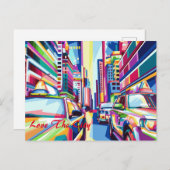 Briefkaart Newyork PopArts (Voorkant / Achterkant)