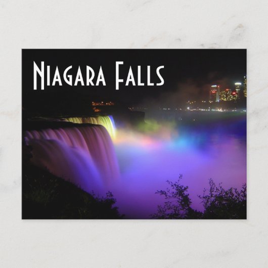 Briefkaart/Niagara-Herfsten Briefkaart (Voorkant)