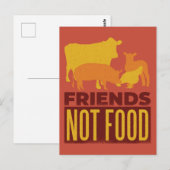 Briefkaart niet-voedingsdieren (Voorkant / Achterkant)