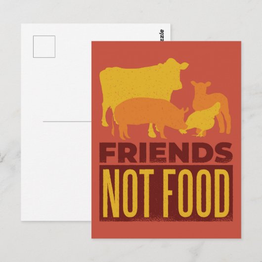 Briefkaart niet-voedingsdieren (Voorkant / Achterkant)