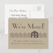 Briefkaart Nieuw adres (Voorkant / Achterkant)