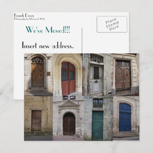 Briefkaart Nieuw adres (Voorkant / Achterkant)