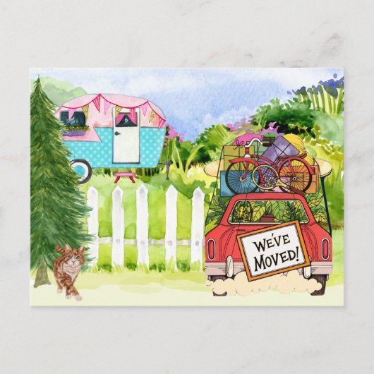 Briefkaart Nieuw adres (Voorkant)