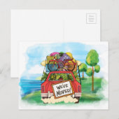 Briefkaart Nieuw adres (Voorkant / Achterkant)