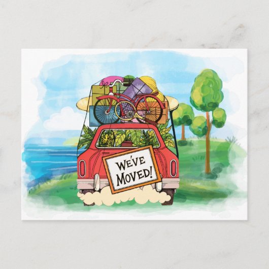 Briefkaart Nieuw adres (Voorkant)