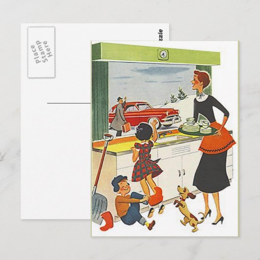 Briefkaart  nieuw startadres verplaatst naar pc (Voorkant / Achterkant)