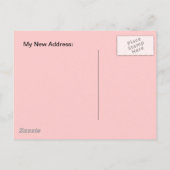 Briefkaart  Nieuwe Thuisbaan Ik heb Adres verplaat (Achterkant)