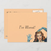 Briefkaart  Nieuwe Thuisbaan Ik heb Adres verplaat (Voorkant / Achterkant)