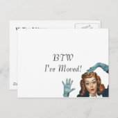 Briefkaart  Nieuwe Thuisbaan Ik heb Adres verplaat (Voorkant / Achterkant)