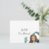 Briefkaart  Nieuwe Thuisbaan Ik heb Adres verplaat (Staand voorkant)