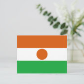 Briefkaart Niger-vlag (Staand voorkant)