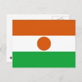 Briefkaart Niger-vlag (Voorkant / Achterkant)
