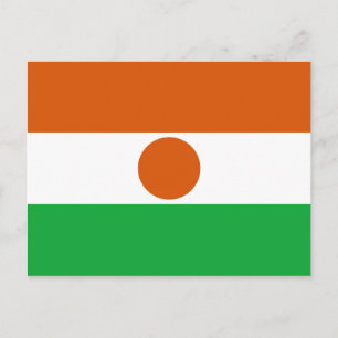 Briefkaart Niger-vlag