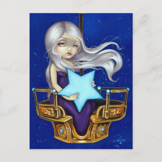 briefkaart "Night Chariot" (Voorkant)