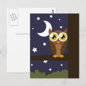 briefkaart "Night Owl" (Voorkant / Achterkant)