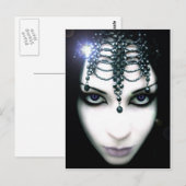 briefkaart "Night Queen" (Voorkant / Achterkant)
