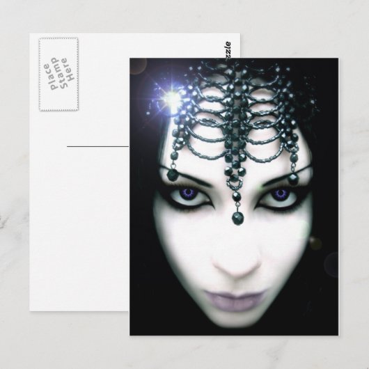 briefkaart "Night Queen" (Voorkant / Achterkant)