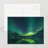 Briefkaart Night Sky (Thorsmork, IJsland) (Voorkant / Achterkant)