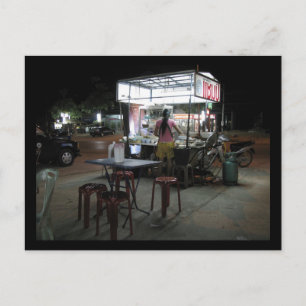 Briefkaart - Night snack