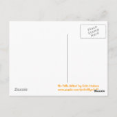 briefkaart "No Frills Airline" (Achterkant)