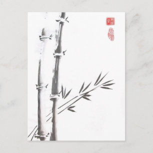 Briefkaart Noble Bamboo