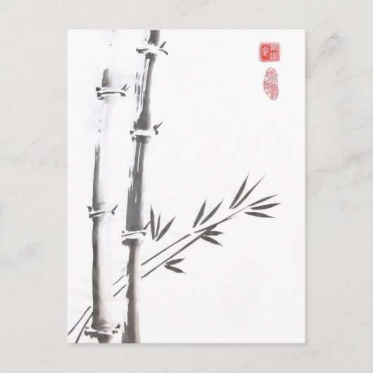Briefkaart Noble Bamboo (Voorkant)